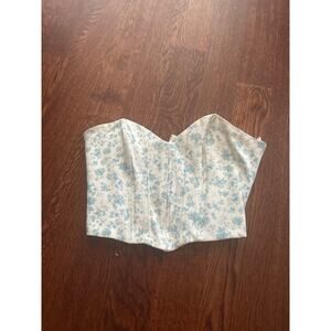 Floral Zara small corset top